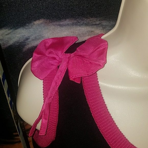 Too Fast Mythical Bird Tree Cardigan Cold Shoulder Pink Bows Owl Long Sleeve - Picture 6 of 8